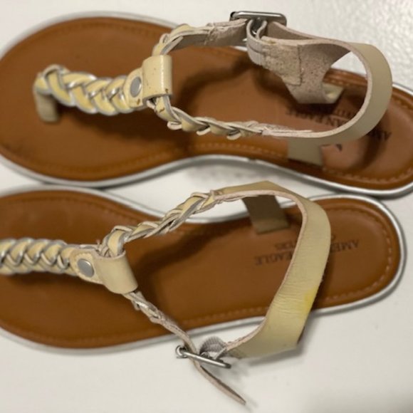 American Eagle Braided Thong Sandal Size 8 - Picture 5 of 9